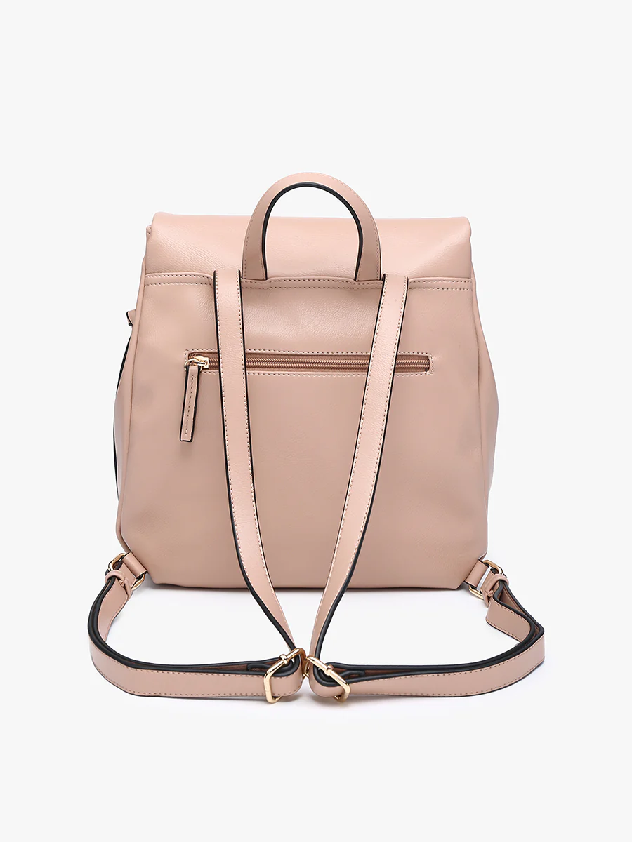 Adley Vegan Foldover Backpack - Image 3