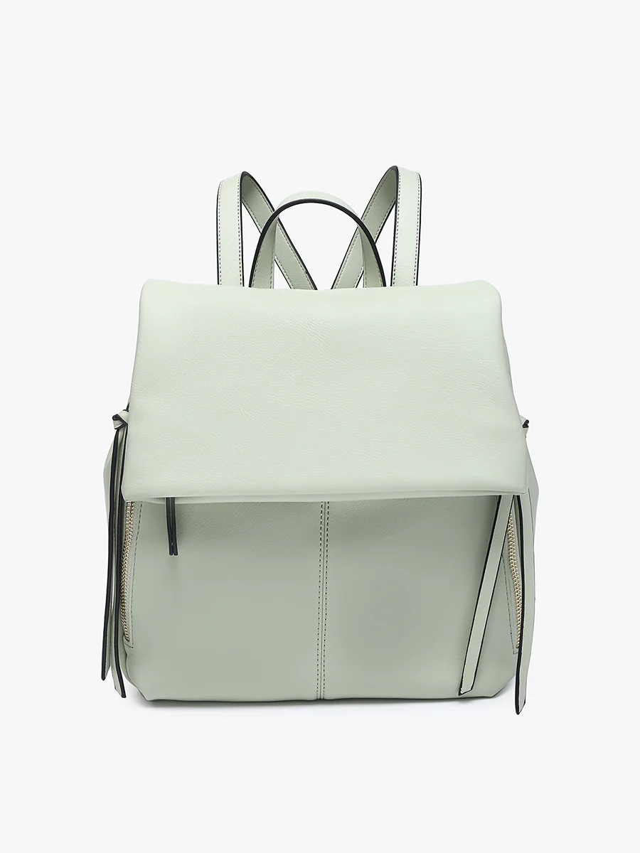 Adley Vegan Foldover Backpack - Image 8