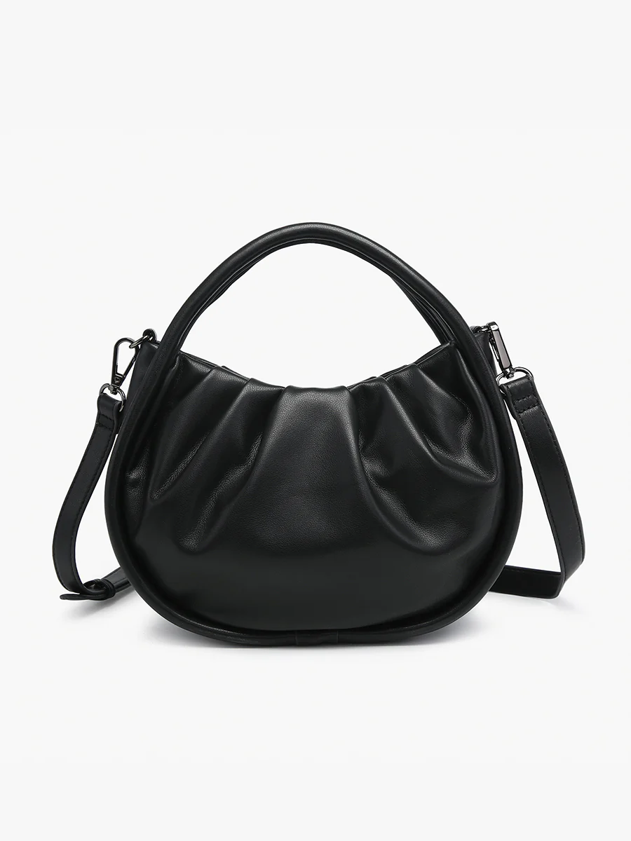 Audrey Vegan Mini Round Satchel - Image 6