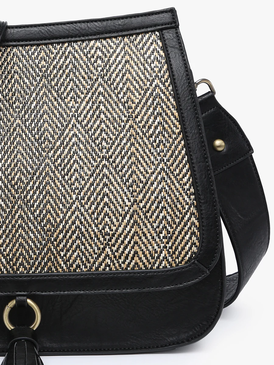 Bailey Vegan Contrast Crossbody - Image 4
