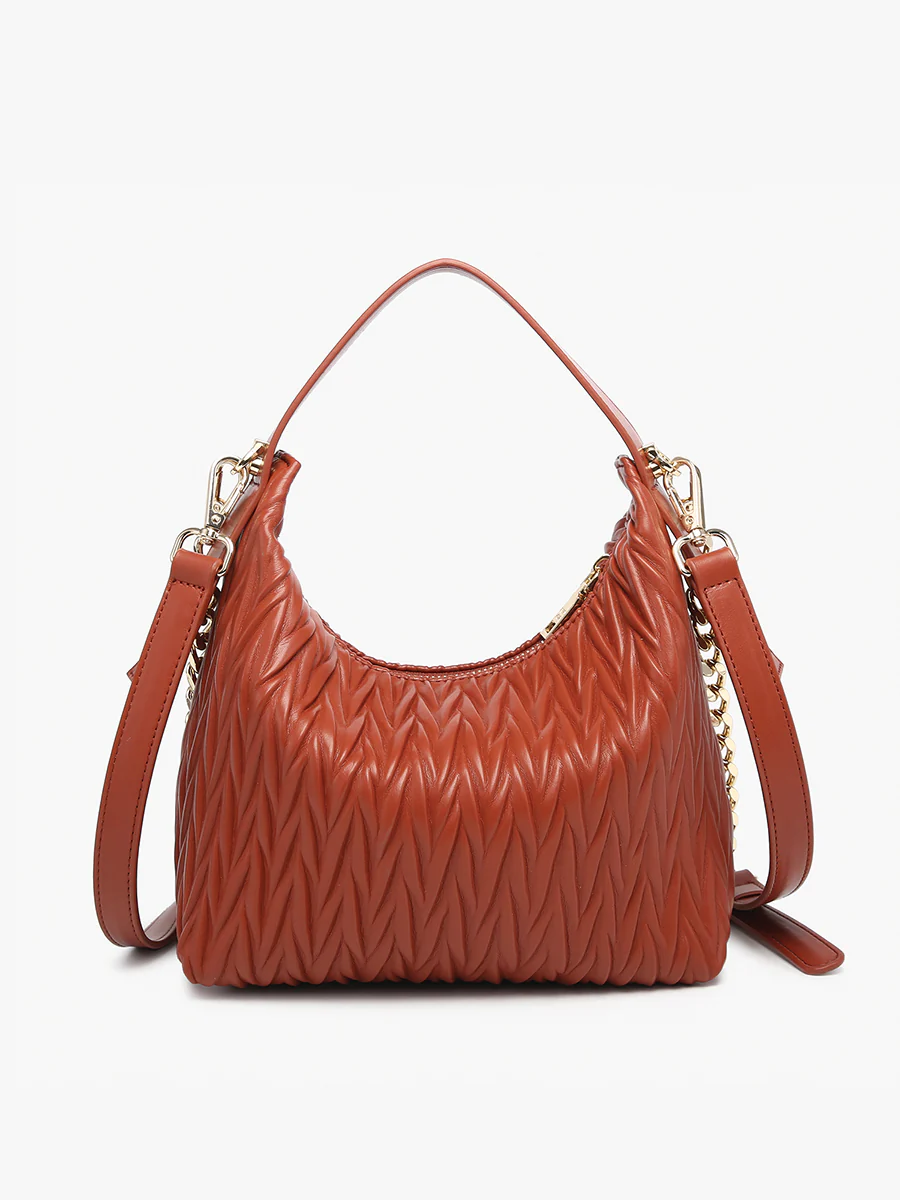 Brenna Vegan Patterned Shoulder Bag - Image 3