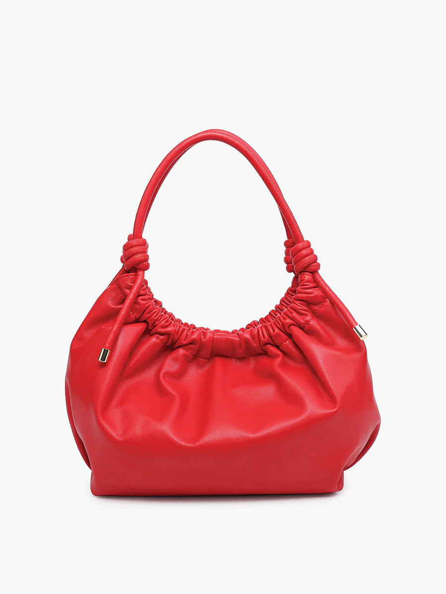 Celia Vegan Ruched Satchel - Image 3