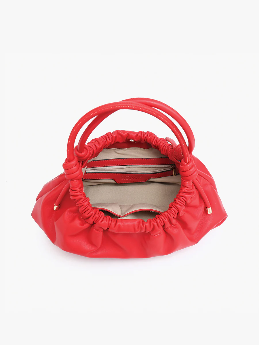 Celia Vegan Ruched Satchel - Image 4