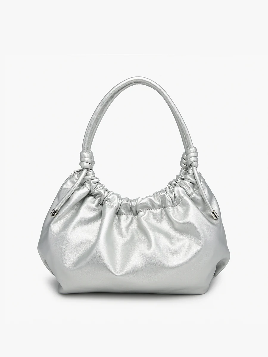 Celia Vegan Ruched Satchel - Image 7