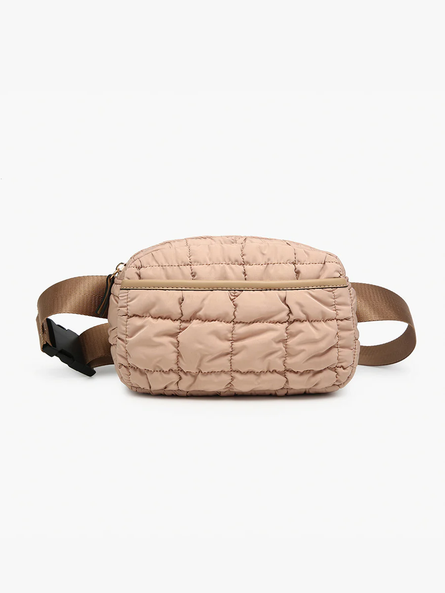 Chrissy Quilted Nylon Belt Bag - Image 7