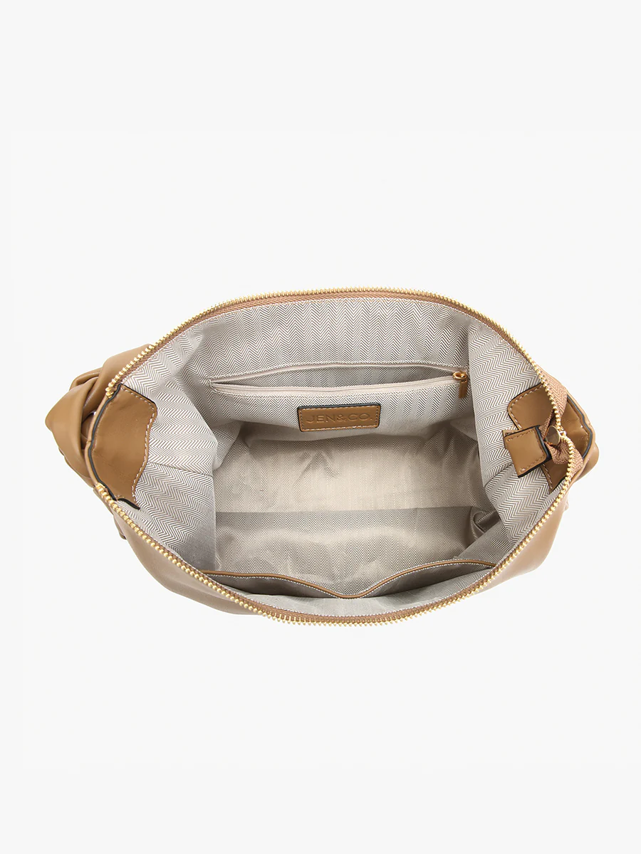 Delilah Vegan Knotted Hobo - Image 4