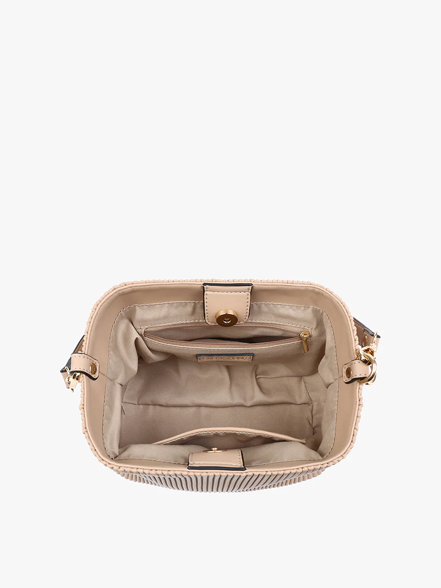 Dove Vegan Pleated Satchel - Image 4