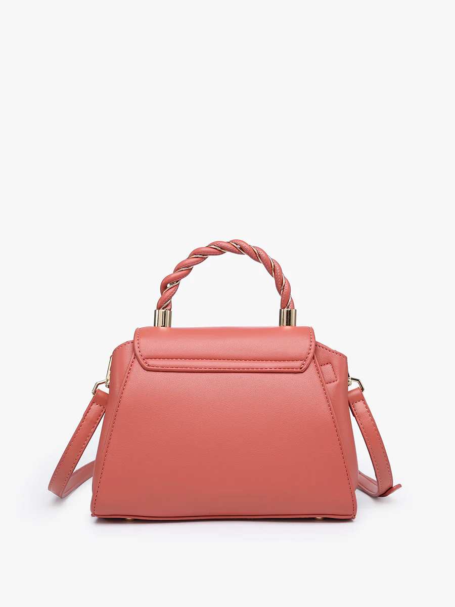 Clarke Vegan Twist Lock Satchel - Image 3