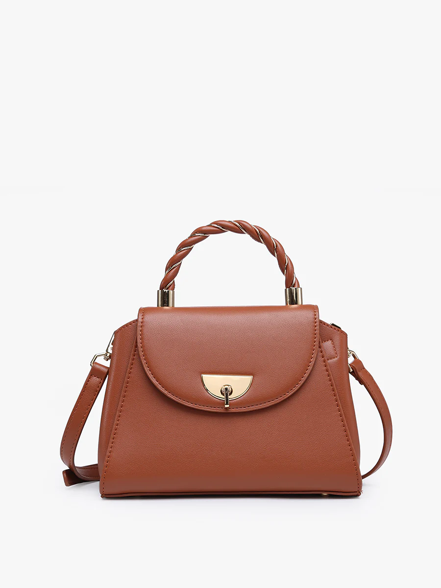 Clarke Vegan Twist Lock Satchel - Image 7