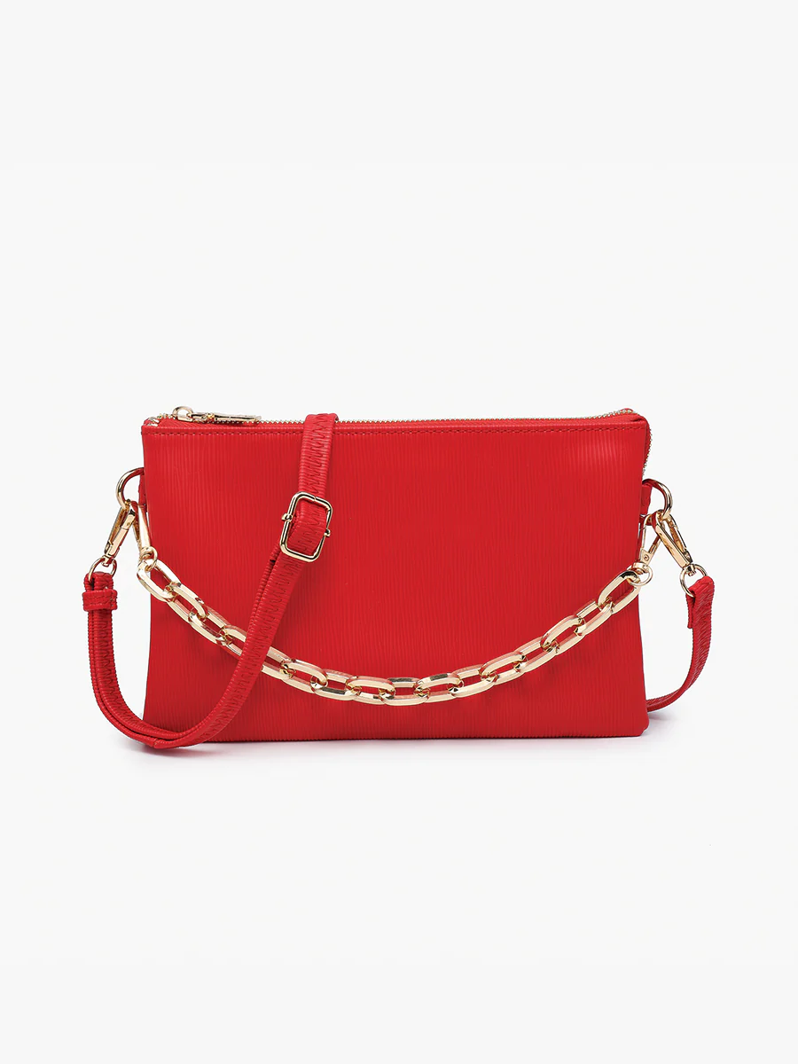 Izzy Vegan Textured Crossbody - Image 7