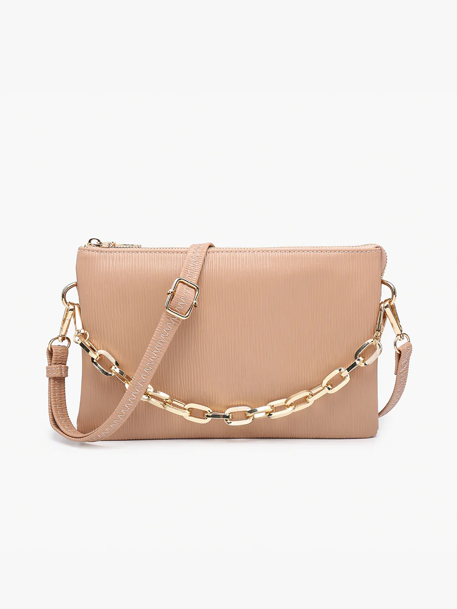 Izzy Vegan Textured Crossbody - Image 8