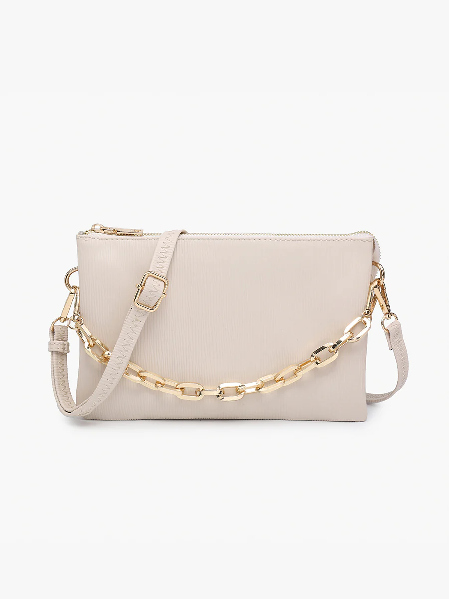 Izzy Vegan Textured Crossbody - Image 9