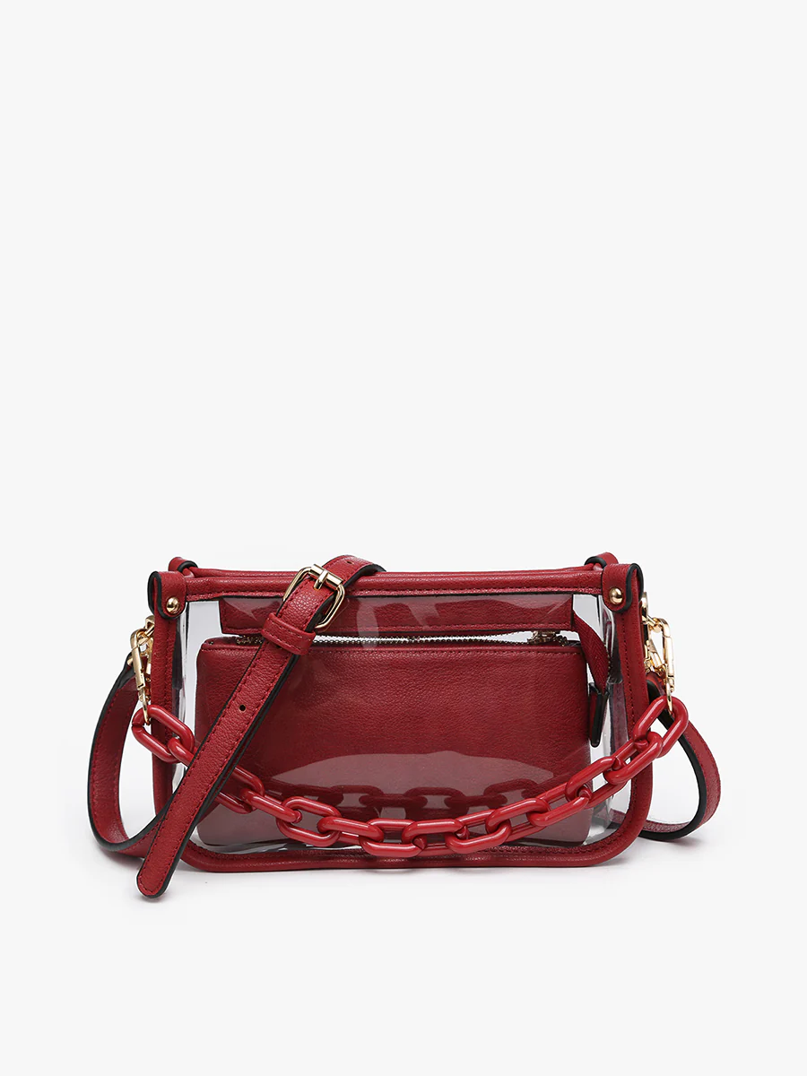 Jessica Vegan Clear Crossbody - Image 13
