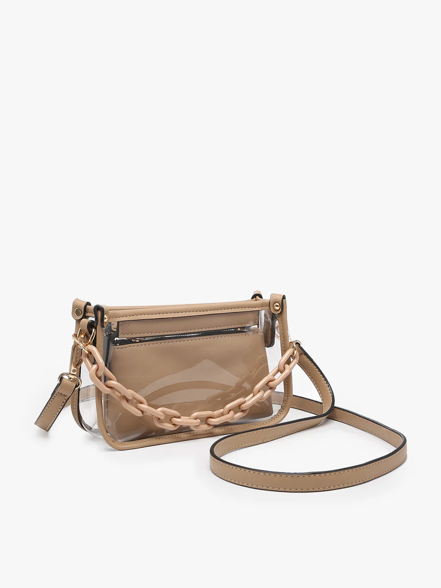 Jessica Vegan Clear Crossbody - Image 3