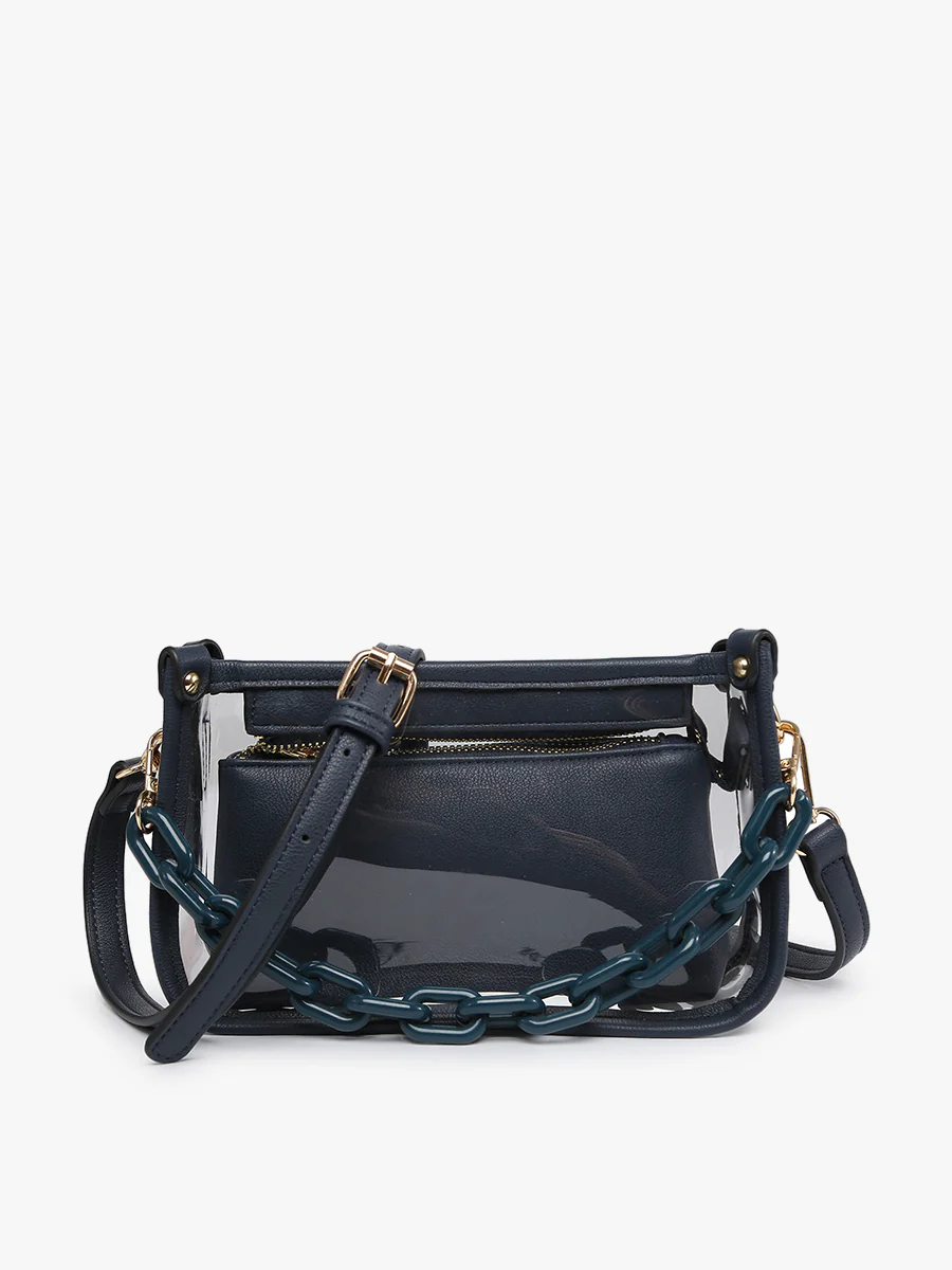 Jessica Vegan Clear Crossbody - Image 9