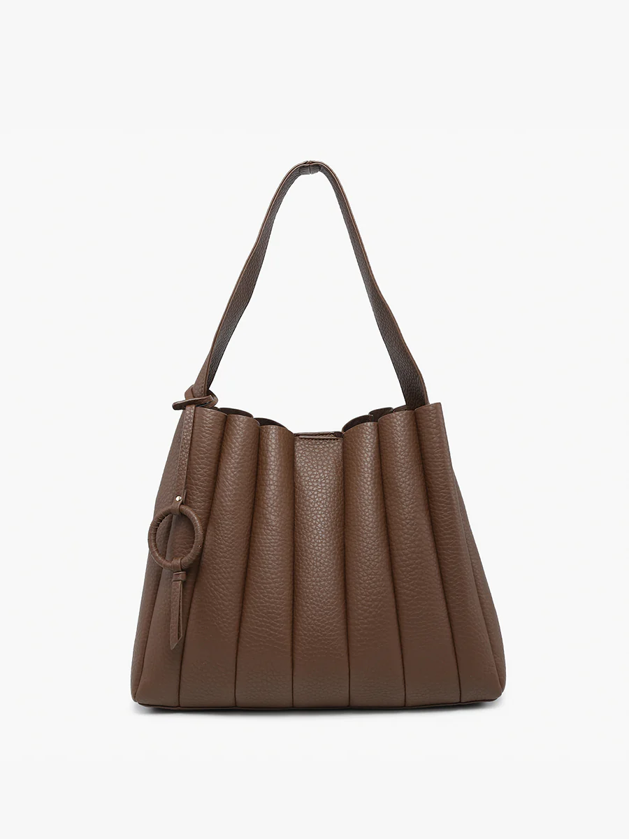 Josie Vegan Pleated Tote - Image 6