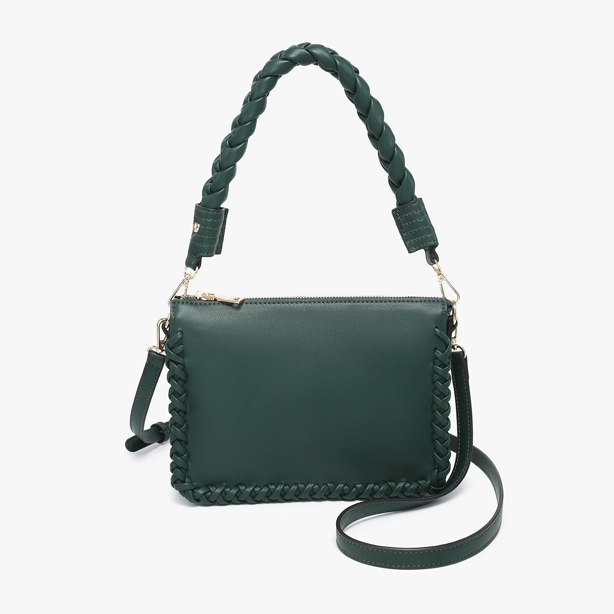 Judith Vegan Whipstitch Shoulder Bag - Image 13