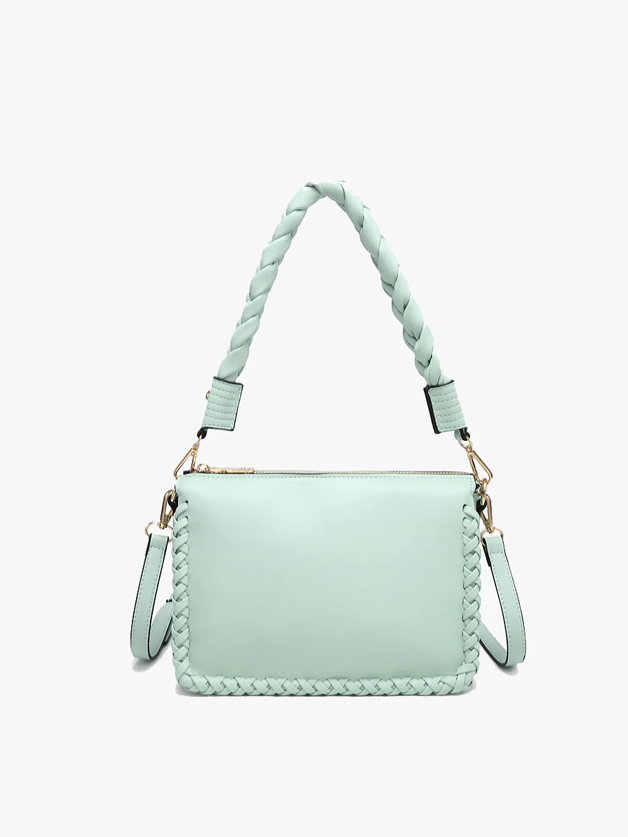 Judith Vegan Whipstitch Shoulder Bag - Image 15