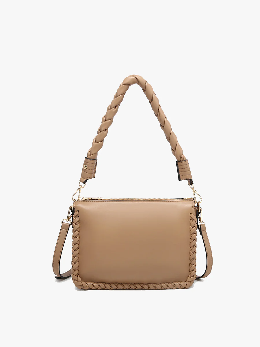 Judith Vegan Whipstitch Shoulder Bag - Image 16