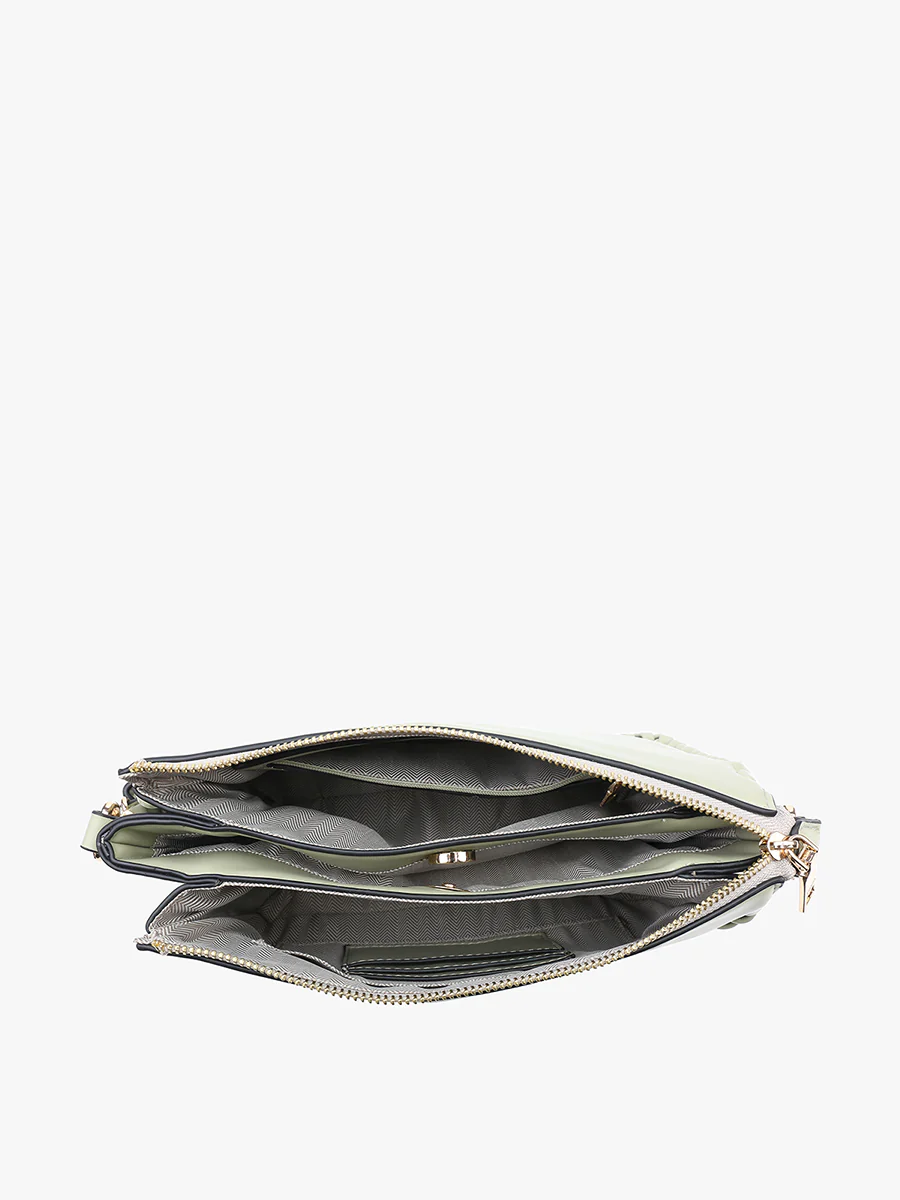 Judith Vegan Whipstitch Shoulder Bag - Image 4