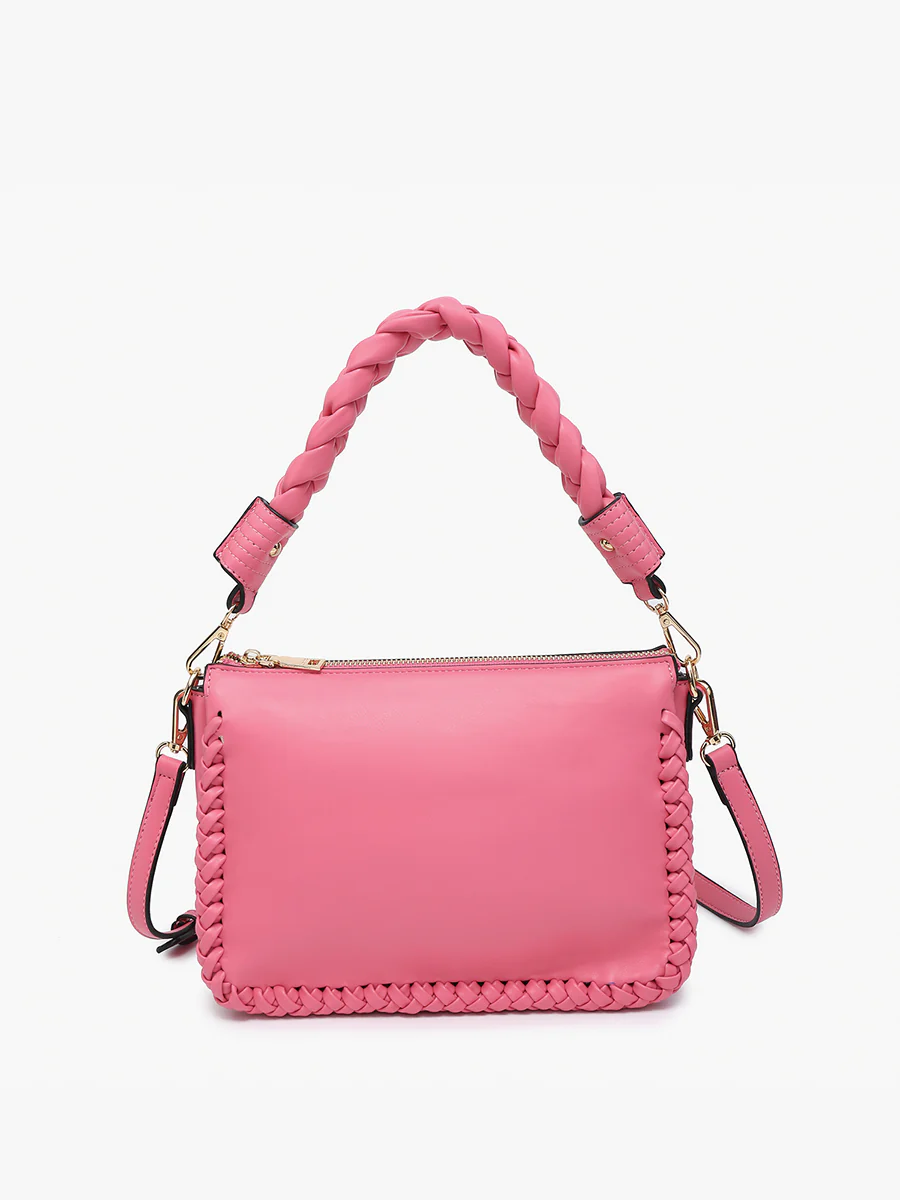 Judith Vegan Whipstitch Shoulder Bag - Image 9