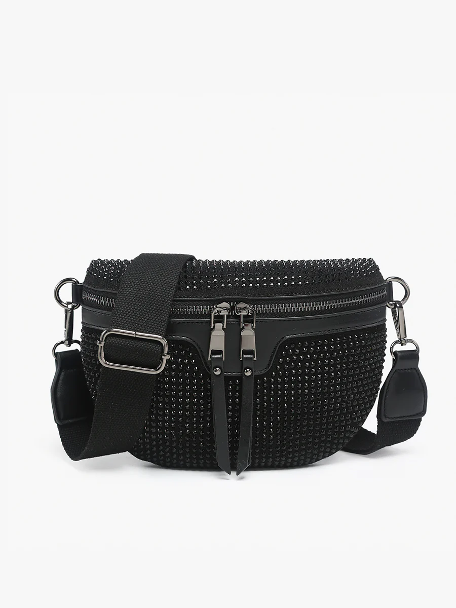 Kai Rhinestone Belt Bag - Image 6