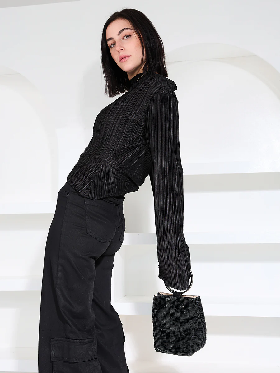 Luna Rhinestone Clutch - Image 5