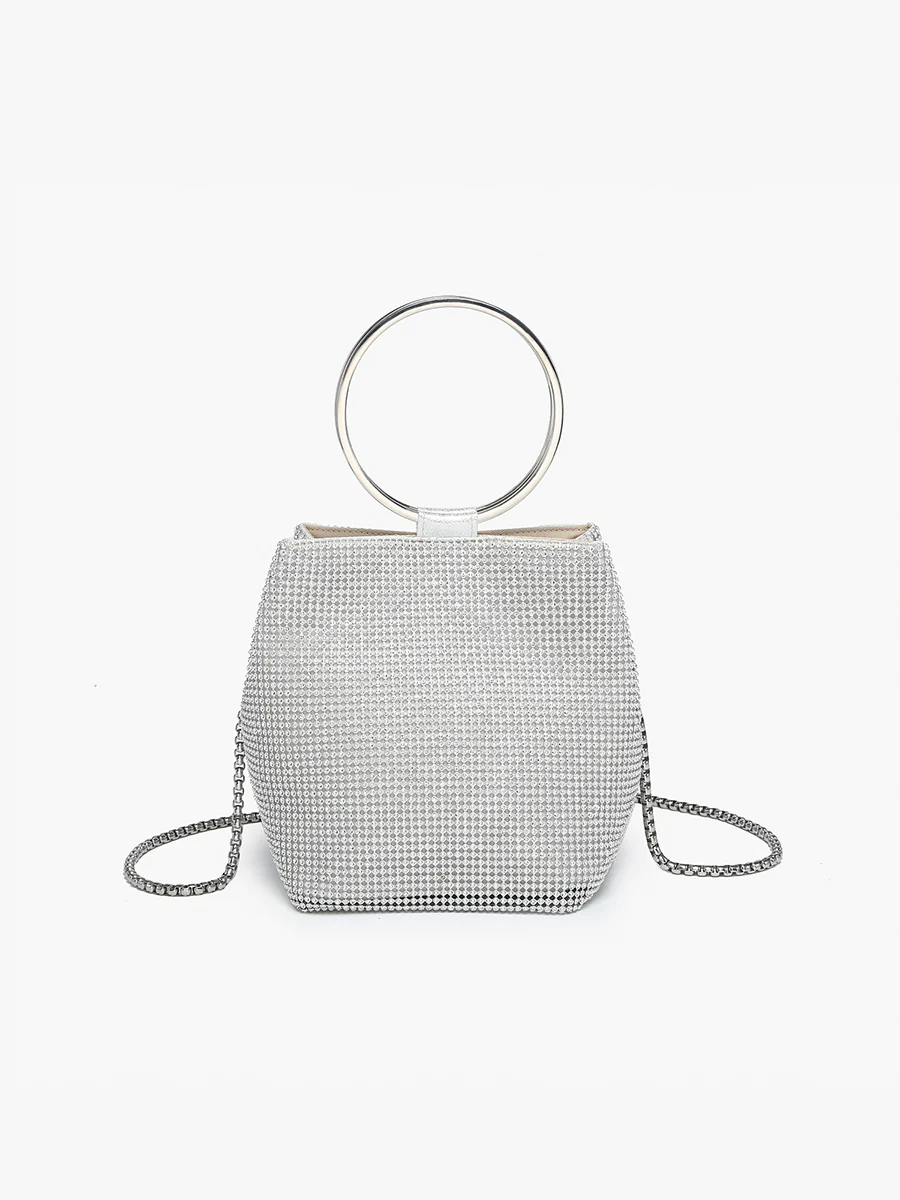 Luna Rhinestone Clutch - Image 6