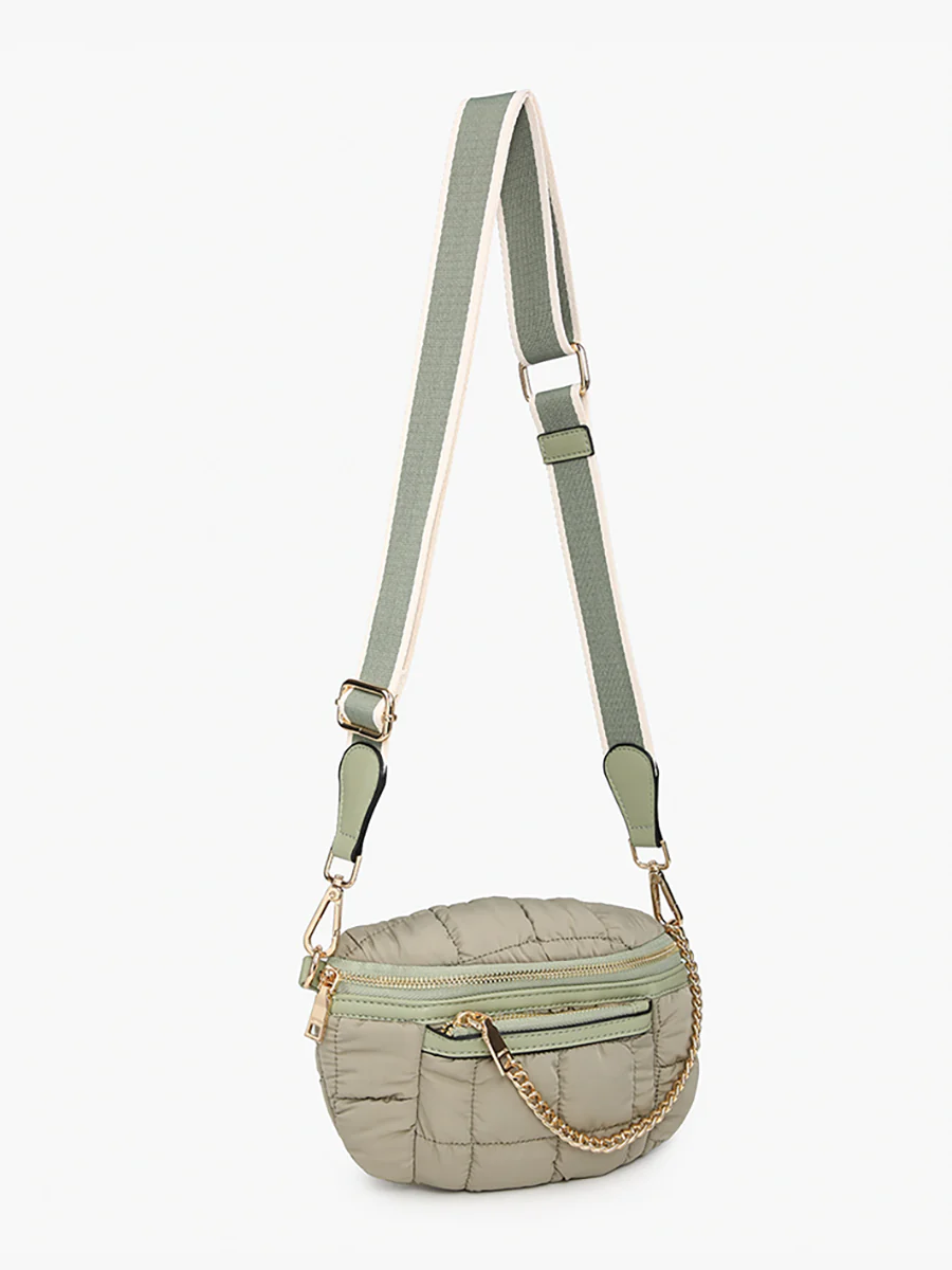 Mabel Quilted Nylon Belt Bag - Image 3
