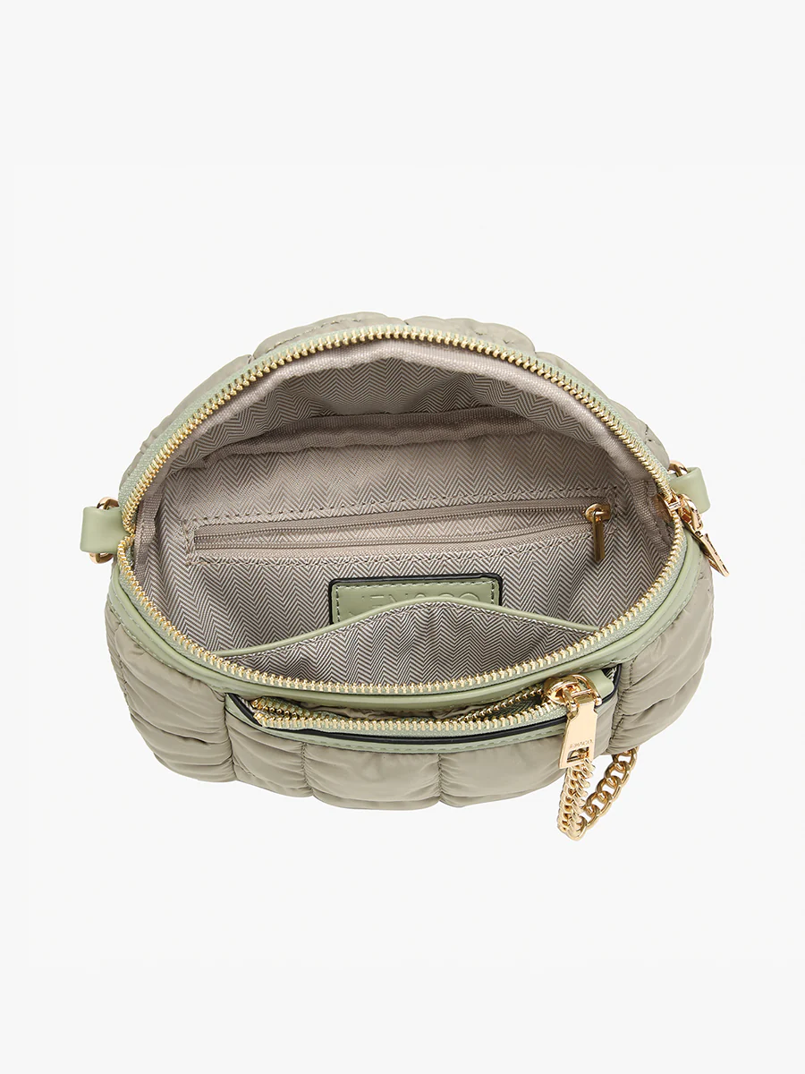 Mabel Quilted Nylon Belt Bag - Image 4