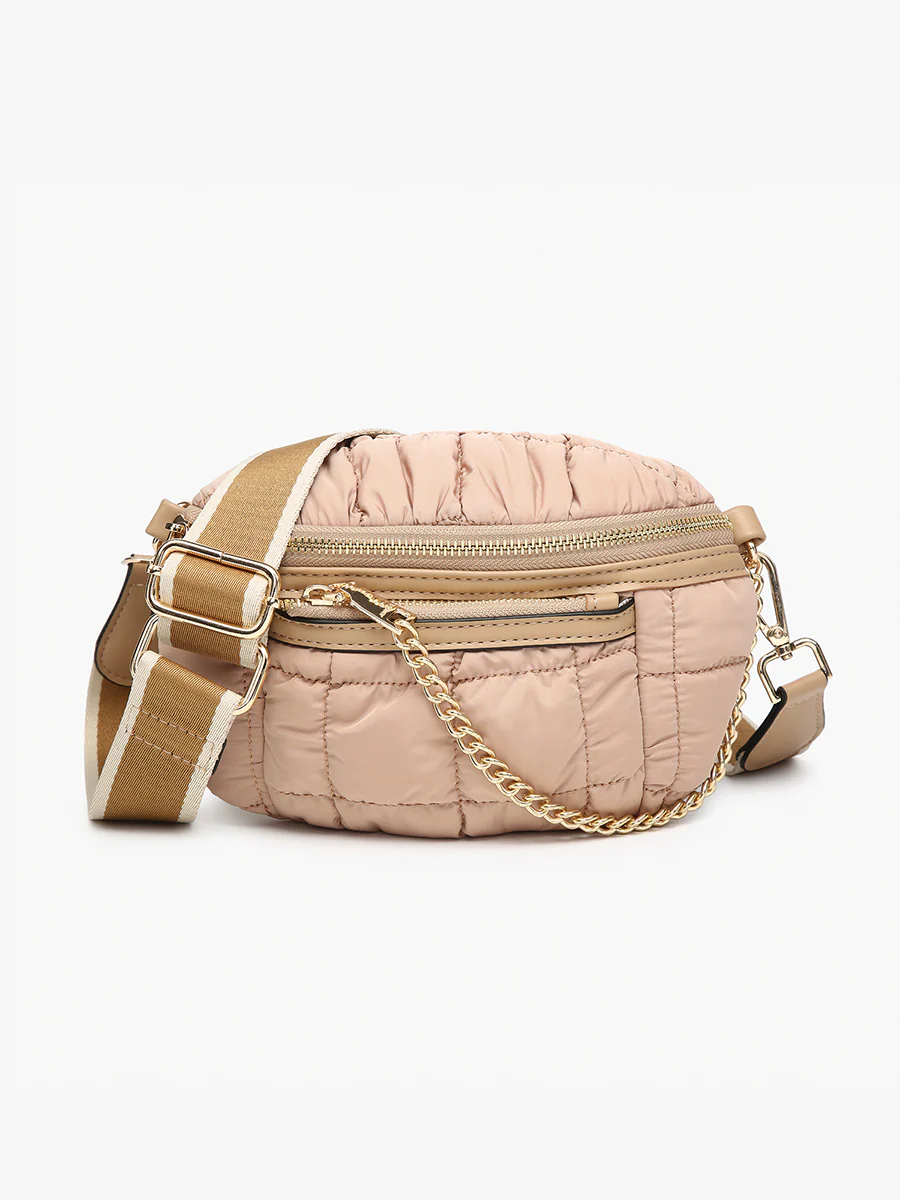 Mabel Quilted Nylon Belt Bag - Image 7