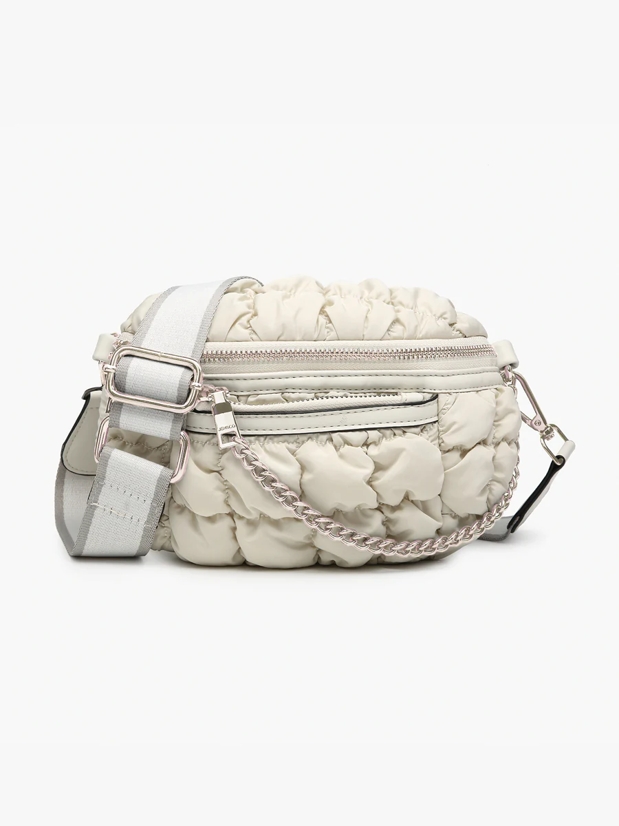 Mabel Quilted Nylon Belt Bag - Image 8