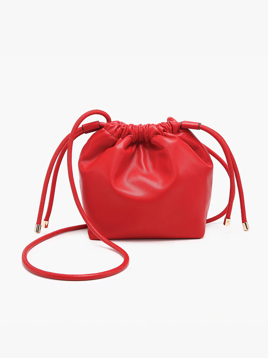 Mackenzie Vegan Cinched Bucket Bag - Image 8