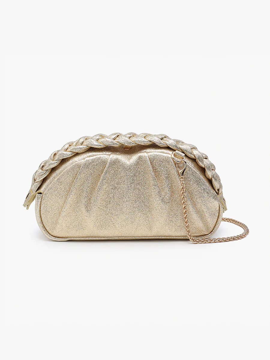 Madrigal Vegan Metallic Clutch - Image 3