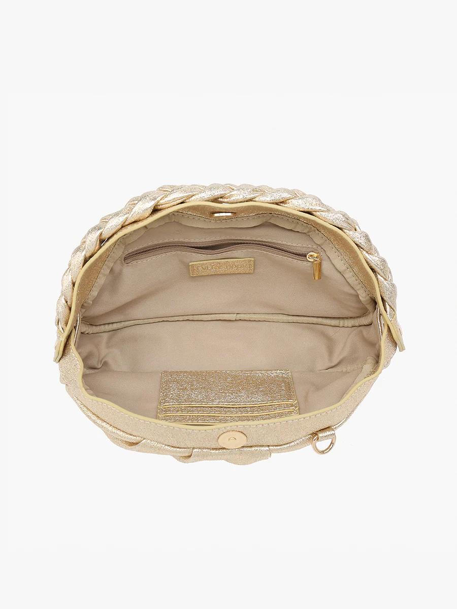Madrigal Vegan Metallic Clutch - Image 4