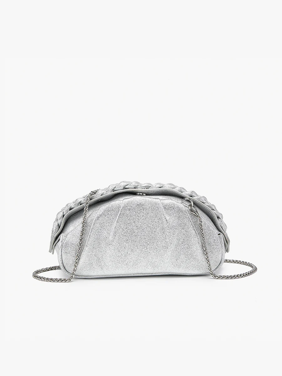 Madrigal Vegan Metallic Clutch - Image 7