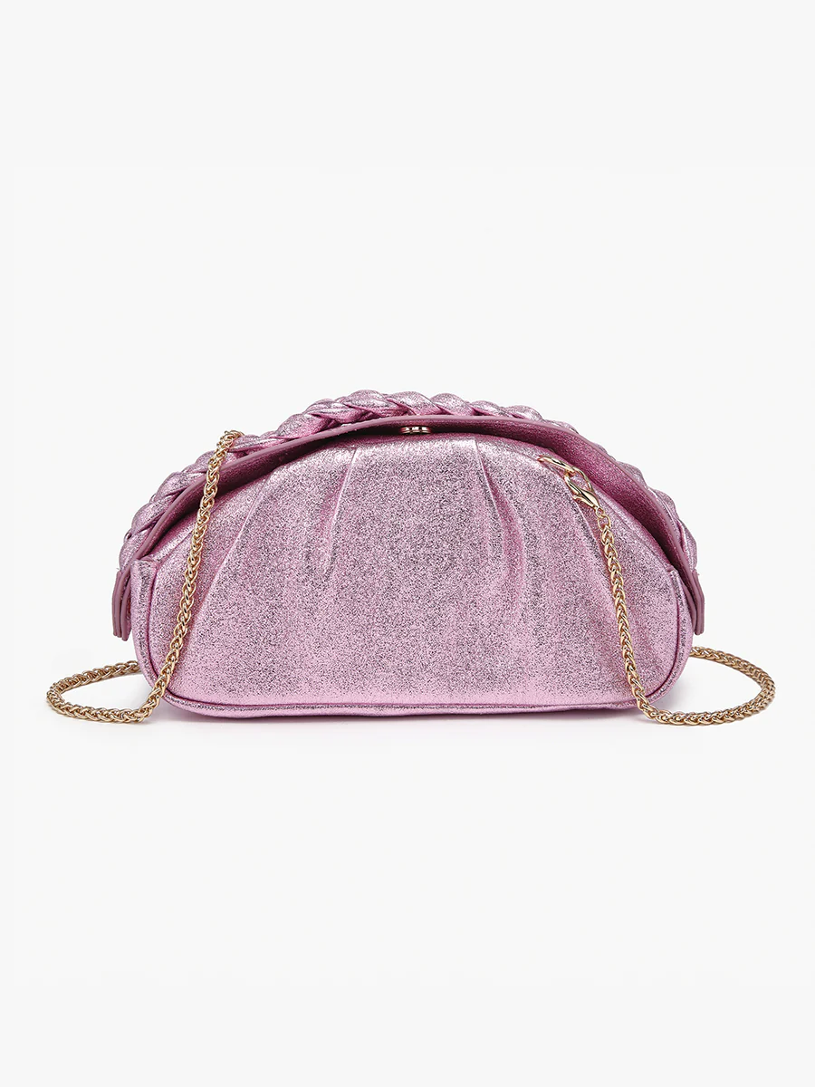 Madrigal Vegan Metallic Clutch - Image 8