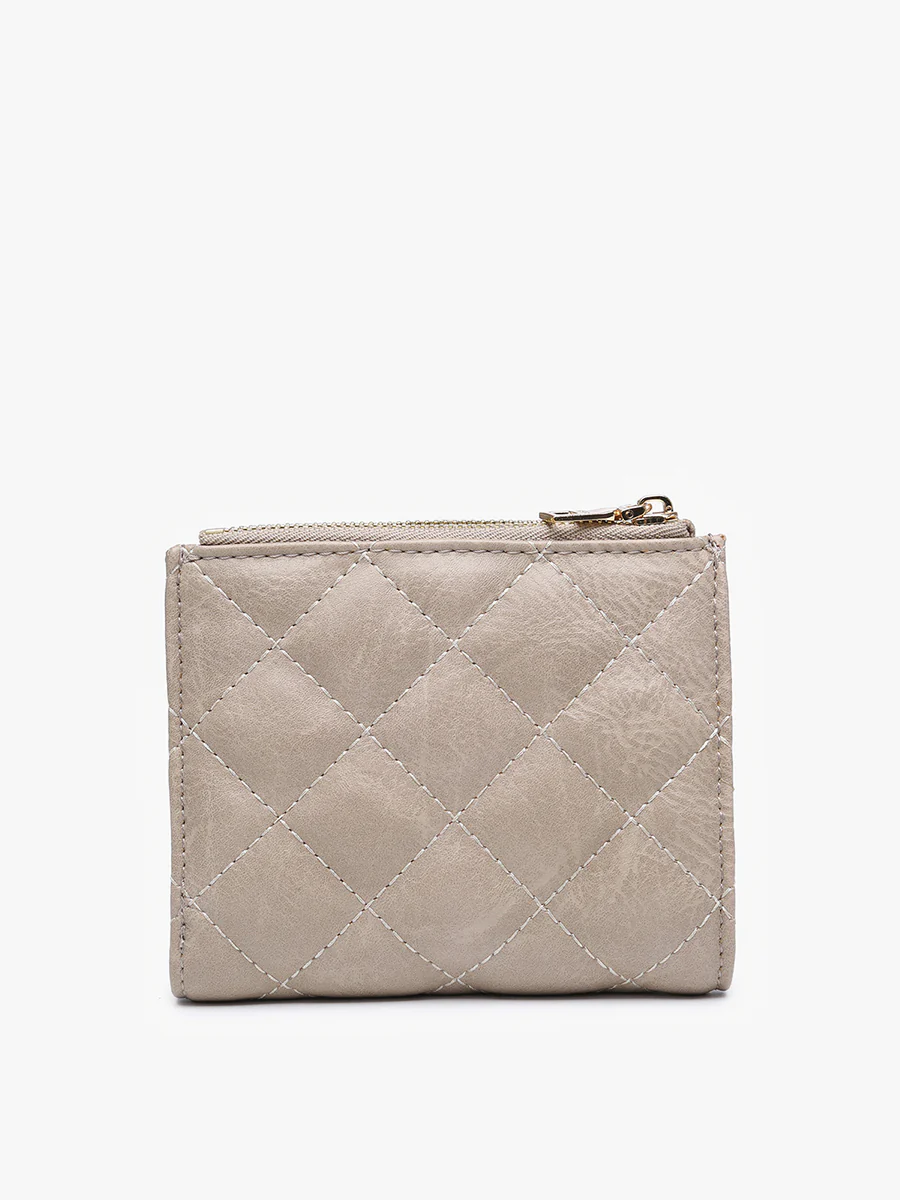 Melody Vegan Quilted Wallet - Image 3