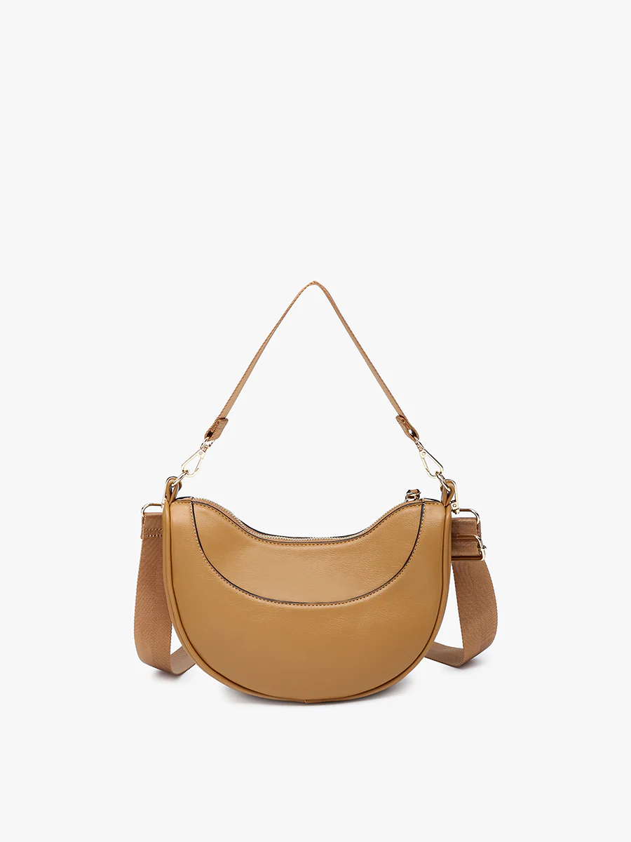 Monica Vegan Half-Moon Crossbody - Image 3