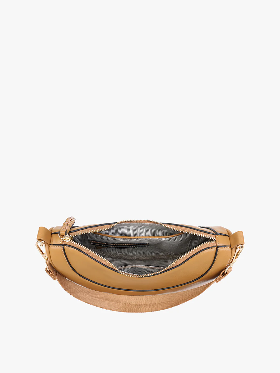 Monica Vegan Half-Moon Crossbody - Image 4
