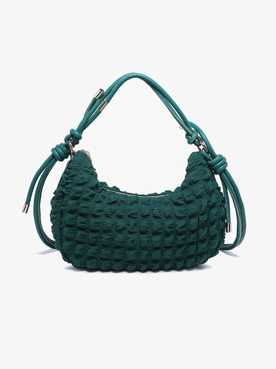 Nelly Quilted Nylon Shoulder Bag - Image 12