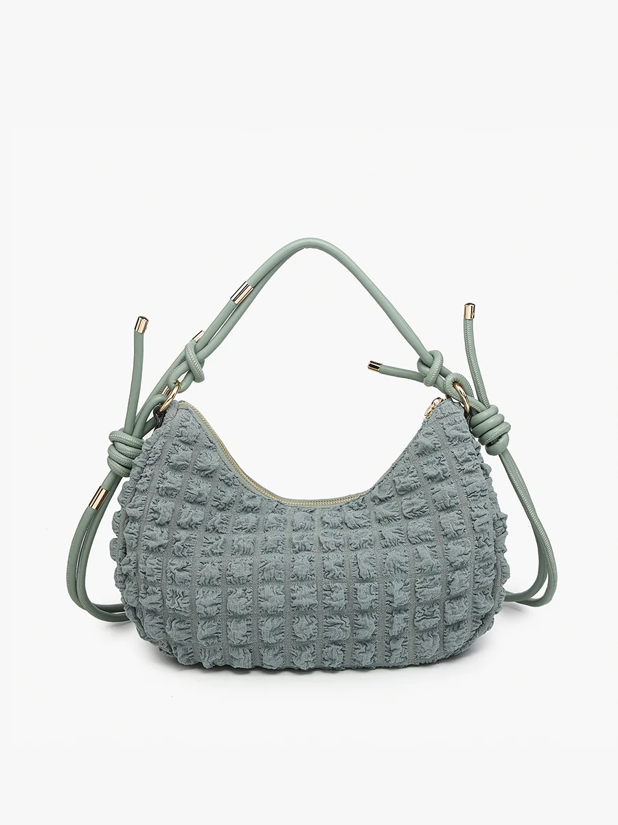 Nelly Quilted Nylon Shoulder Bag - Image 3