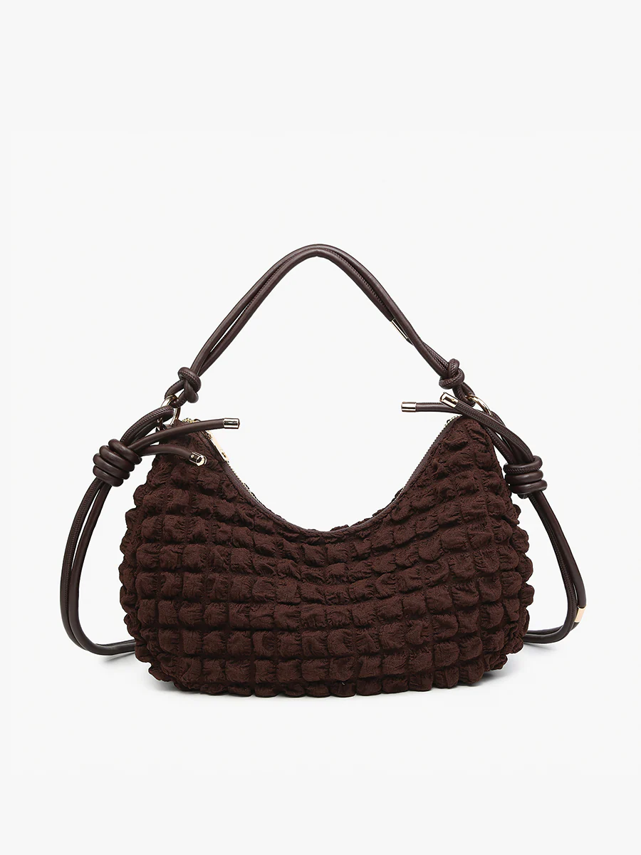 Nelly Quilted Nylon Shoulder Bag - Image 6