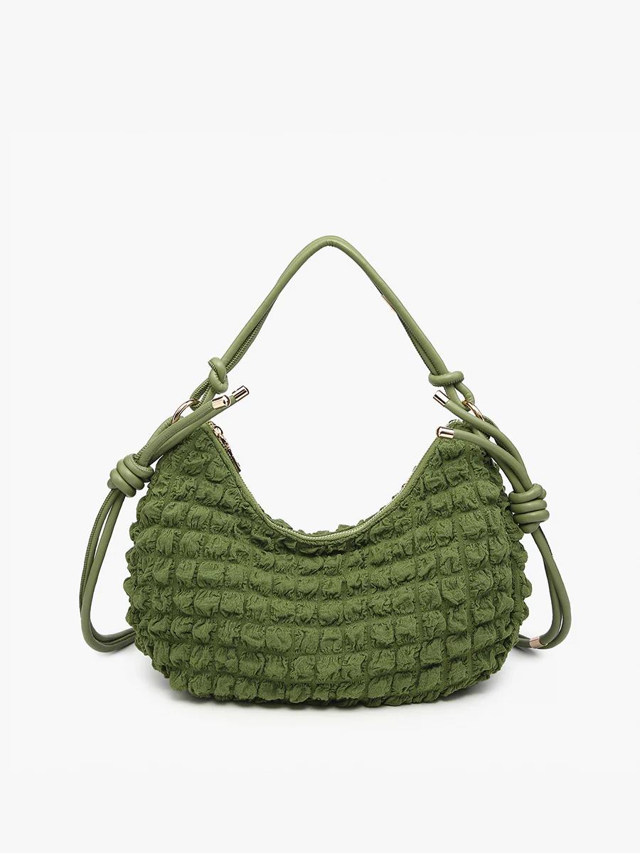 Nelly Quilted Nylon Shoulder Bag - Image 7