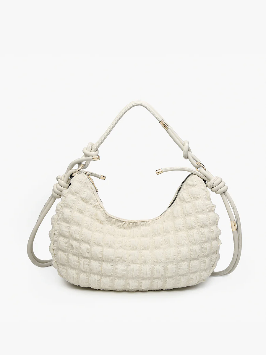 Nelly Quilted Nylon Shoulder Bag - Image 8