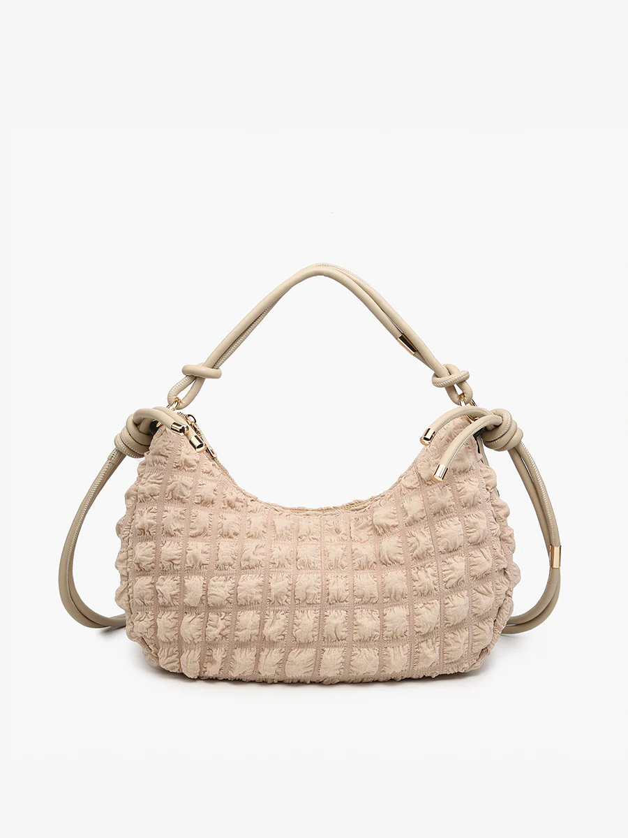 Nelly Quilted Nylon Shoulder Bag - Image 9