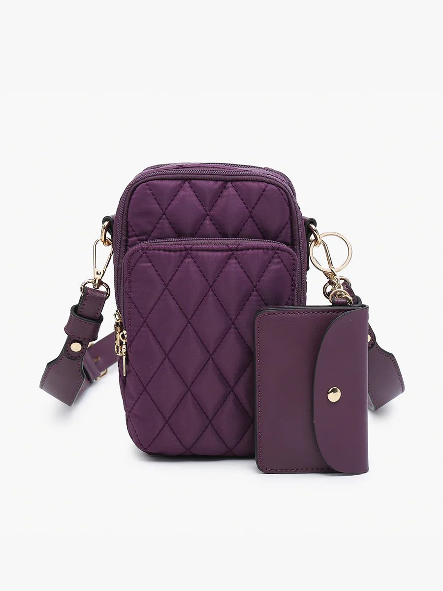 Parker Vegan Quilted Crossbody - Image 9