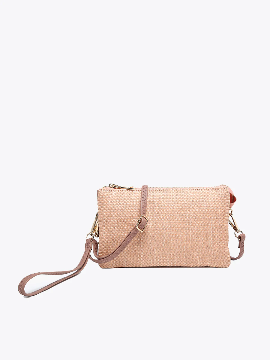 Riley Vegan Micro Straw Crossbody - Image 4