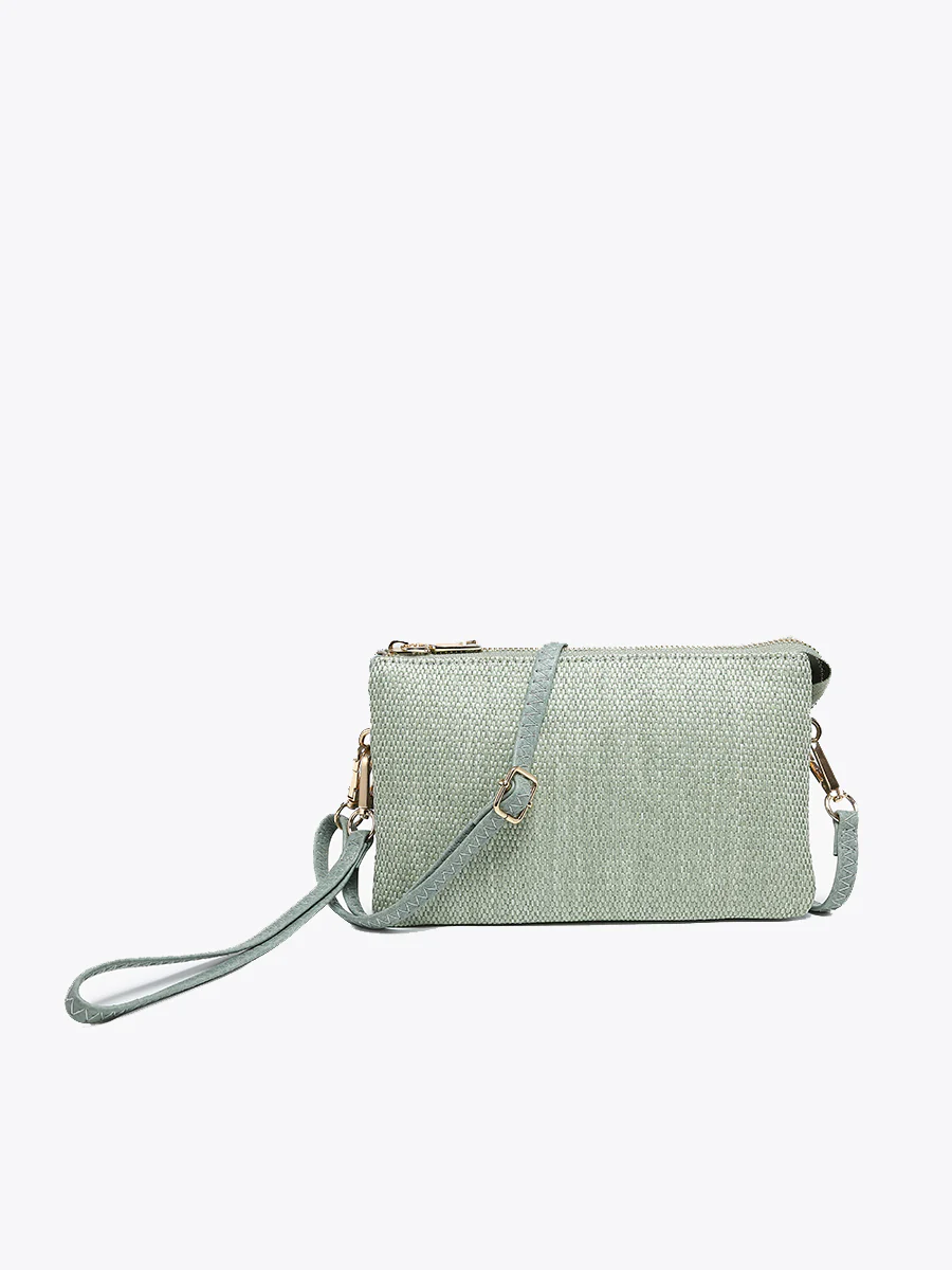 Riley Vegan Micro Straw Crossbody - Image 5