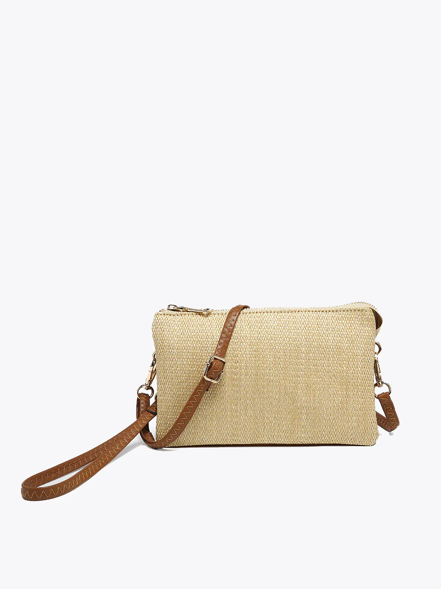 Riley Vegan Micro Straw Crossbody - Image 7